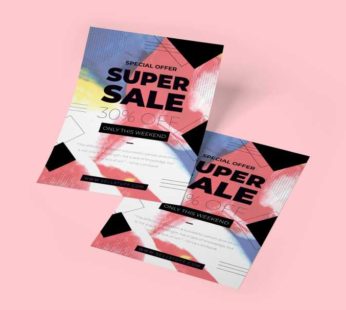 Single Sided Gloss A4 Flyers